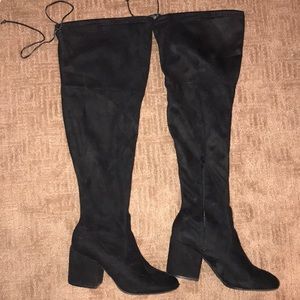Thigh High Suede Boots
